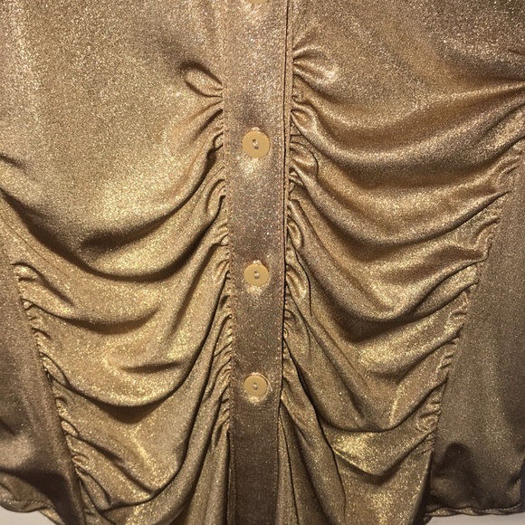 ⚱️INC GOLD SHIMMER BLOUSE⚱️ - Picture 3 of 7